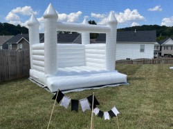 White Bounce Castle